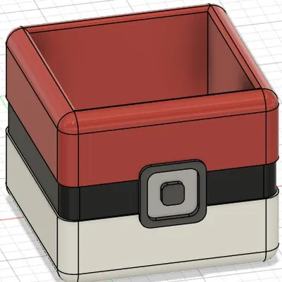 Lapicero Pokémon (Low Poly Pokéball)