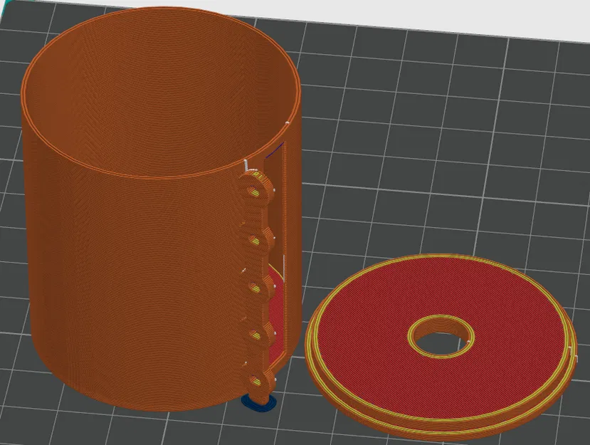 Porta retasos de PLA (Hộp/khay đựng mẩu PLA thừa) - Image 1