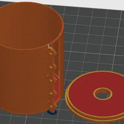 Porta retasos de PLA (Hộp/khay đựng mẩu PLA thừa)