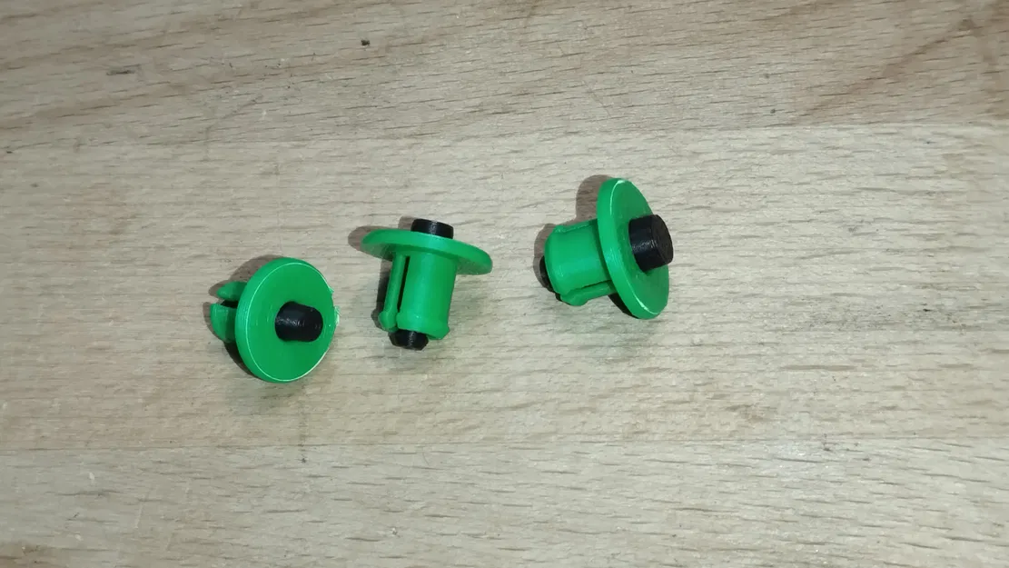 Đinh tán ấn vào (push-in) / pin / clip ô tô cho lỗ 6, 7, 8, 10 mm - Image 3