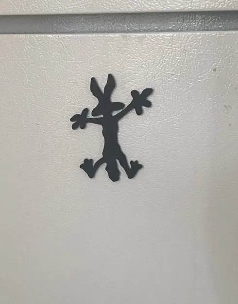 Nam châm tủ lạnh Wiley Coyote “Action” - Image 1