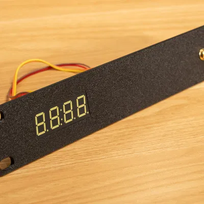 Pico GPS Clock - Mặt ốp 1U cho Mini Rack (Raspberry Pi Pico)