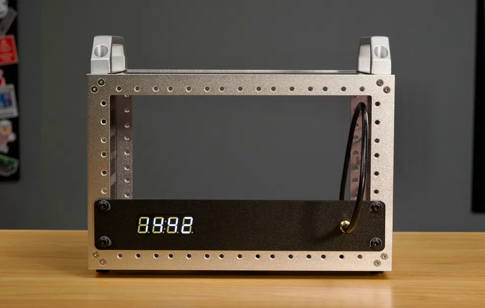 Pico GPS Clock - Mặt ốp 1U cho Mini Rack (Raspberry Pi Pico) - Image 2