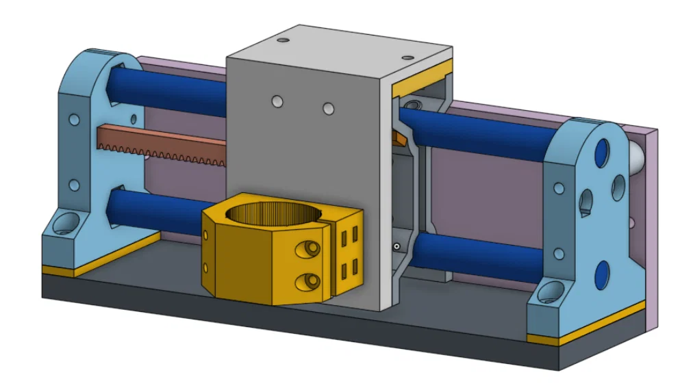 MPR&P-V2 – Máy CNC Rack & Pinion mostly-printed (3 trục) mô-đun - Image 3