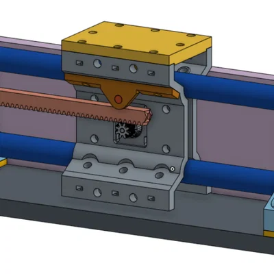 MPR&P-V2 – Máy CNC Rack & Pinion mostly-printed (3 trục) mô-đun