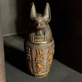 Bình Canopic Ai Cập: Duamutef (Đầu Chó Rừng) - Thumbnail 1