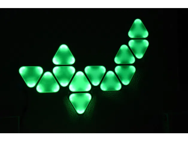 Smart Nanoleaf Replica – Nanoleaf DIY in 3D, WS2812 + ESP8266, Web UI & Alexa - Image 3