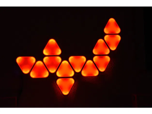 Smart Nanoleaf Replica – Nanoleaf DIY in 3D, WS2812 + ESP8266, Web UI & Alexa - Image 5