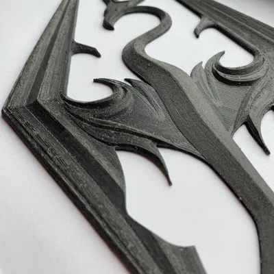 Logo/Emblem Skyrim (Elder Scrolls) dạng nổi