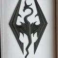 Logo/Emblem Skyrim (Elder Scrolls) dạng nổi - Thumbnail 4
