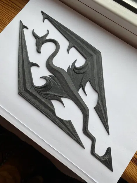 Logo/Emblem Skyrim (Elder Scrolls) dạng nổi - Image 6