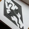 Logo/Emblem Skyrim (Elder Scrolls) dạng nổi - Thumbnail 6