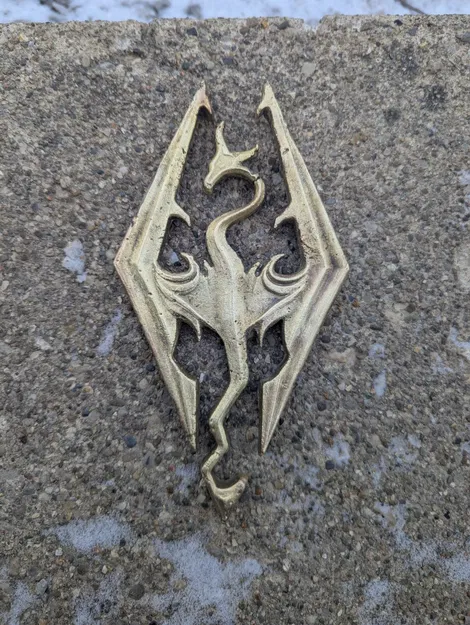 Logo Skyrim có Draft Angle - Image 1