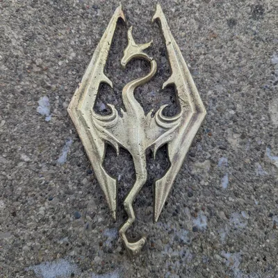 Logo Skyrim có Draft Angle