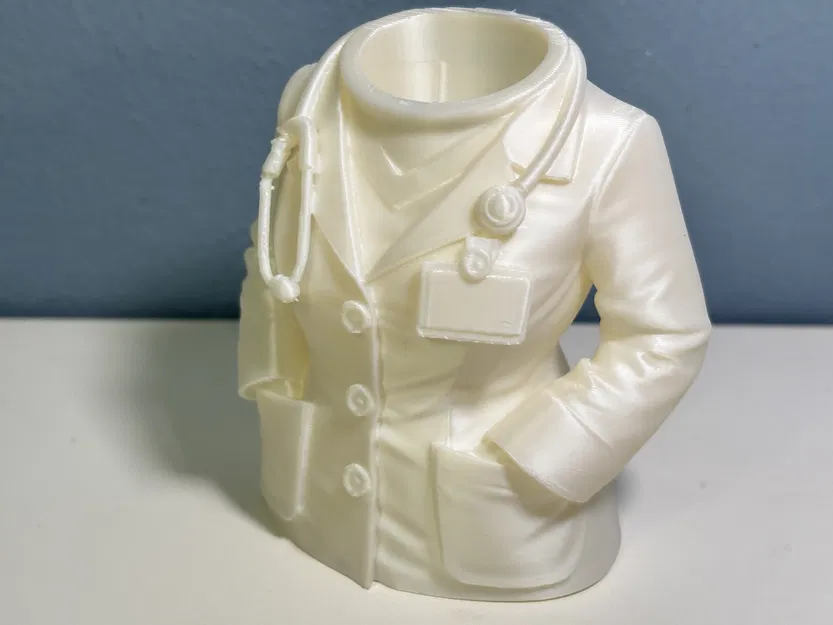 Kệ cắm bút áo blouse bác sĩ nữ – Organizer bàn làm việc thanh lịch cho nữ ngành y - Image 10