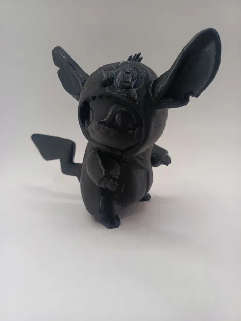 Pikachu mặc costume Stitch (Pikachu in Stitch costume) - Image 4