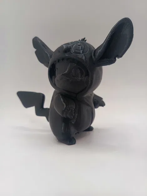 Pikachu mặc costume Stitch (Pikachu in Stitch costume) - Image 5