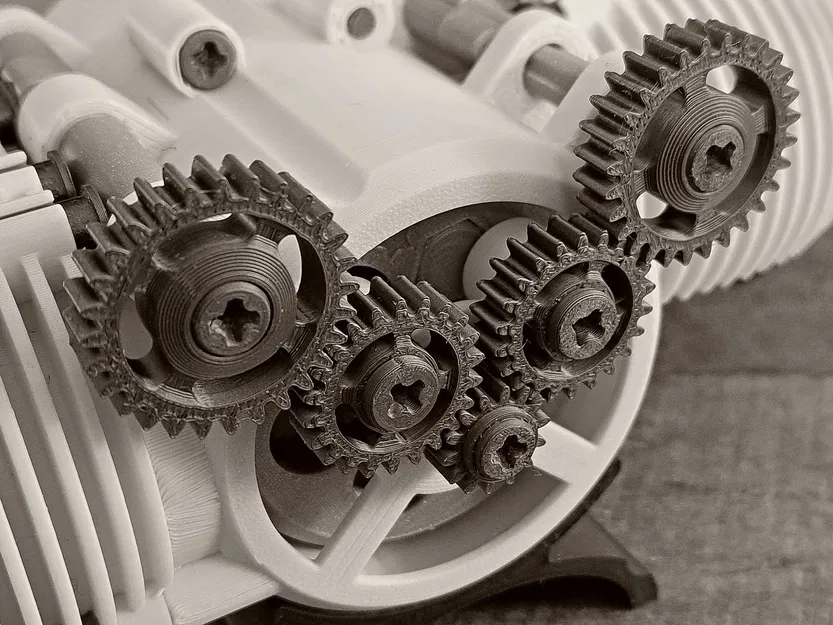 Động cơ Boxer OHV 4 xi-lanh (4 Cylinder OHV Boxer Engine) - Image 3