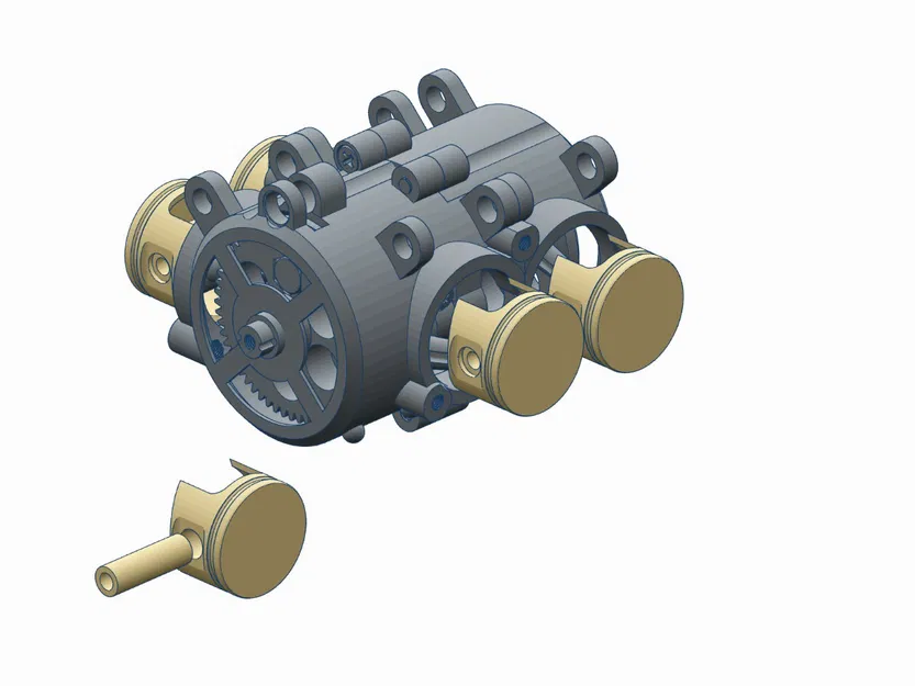 Động cơ Boxer OHV 4 xi-lanh (4 Cylinder OHV Boxer Engine) - Image 9