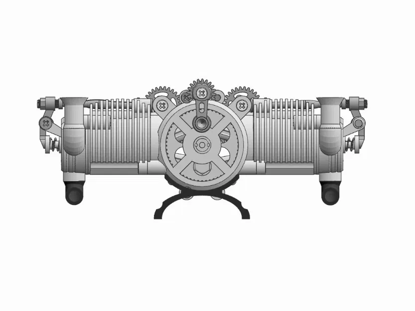 Động cơ Boxer OHV 4 xi-lanh (4 Cylinder OHV Boxer Engine) - Image 14