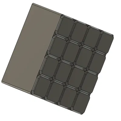 Bộ sắp xếp dây cáp (Cable Organizer) Gridfinity 4x4