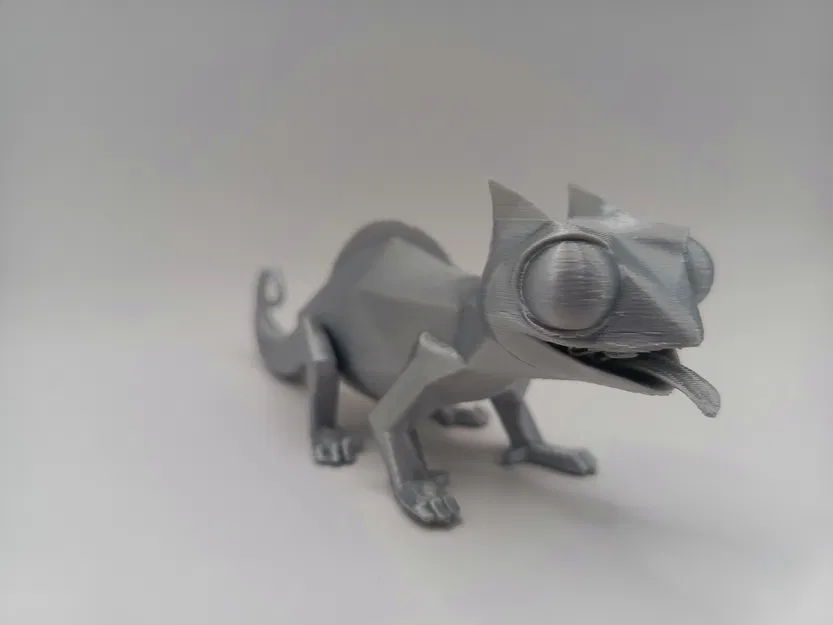 Cartoon Chameleon – Tắc kè hoa hoạt hình để bàn - Image 2