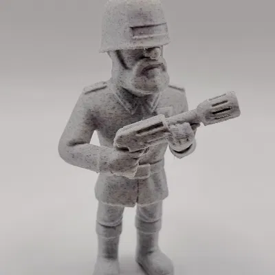 Kapitan Bomba – Tượng Figurine để bàn (Spool Keeper) phong cách Cartoon