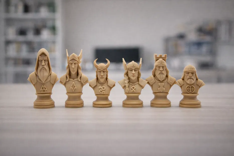 Bộ Cờ Vua Thần Bắc Âu (Norse Gods Chess Set) - Image 1
