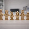 Bộ Cờ Vua Thần Bắc Âu (Norse Gods Chess Set) - Thumbnail 1