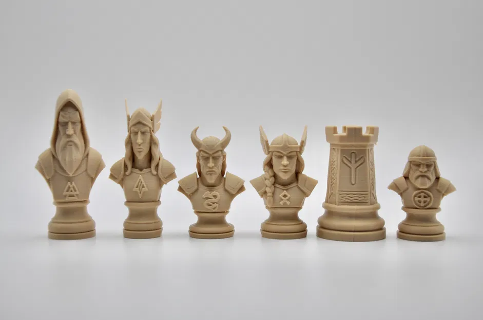 Bộ Cờ Vua Thần Bắc Âu (Norse Gods Chess Set) - Image 2