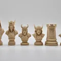 Bộ Cờ Vua Thần Bắc Âu (Norse Gods Chess Set) - Thumbnail 2