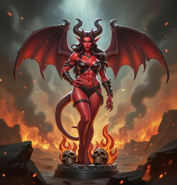 Succubus Reina Infernal - Nữ Hoàng Quỷ Dáng Pose Áp Đảo - Image 3