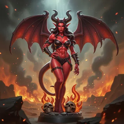Succubus Reina Infernal - Nữ Hoàng Quỷ Dáng Pose Áp Đảo