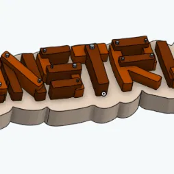 Móc khóa Construct Keychain Hackclub