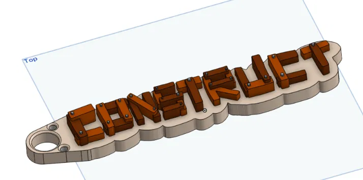 Móc khóa Construct Keychain Hackclub - Image 2