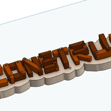 Móc khóa Construct Keychain Hackclub