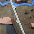 Thước đo Wargaming gập lại (Foldable Wargaming Ruler) - Thumbnail 1