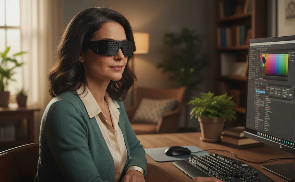 Kính lỗ kim Pinhole Glasses V2 - Image 6