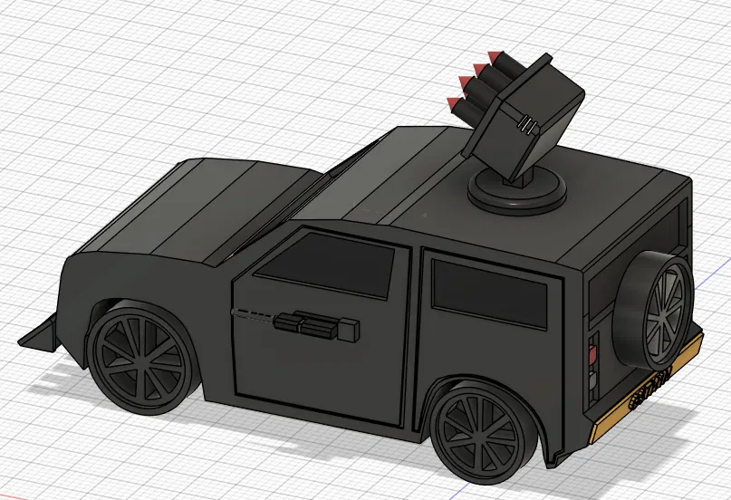 Land Rover Defender Bọc Giáp (ARMOURED) - Mô hình 3D - Image 1