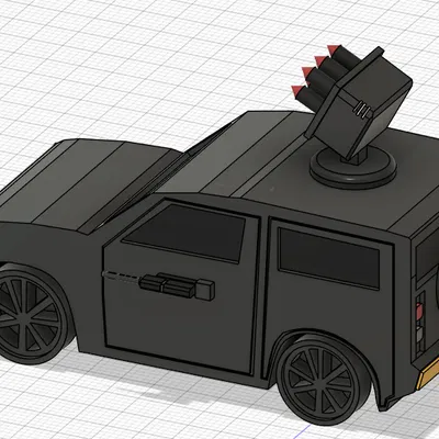 Land Rover Defender Bọc Giáp (ARMOURED) - Mô hình 3D