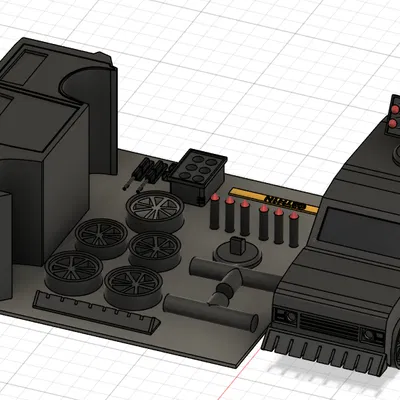 Land Rover Defender Bọc Giáp (ARMOURED) - Mô hình 3D