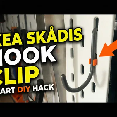 Kẹp khóa móc Ikea Skadis (locking clip)