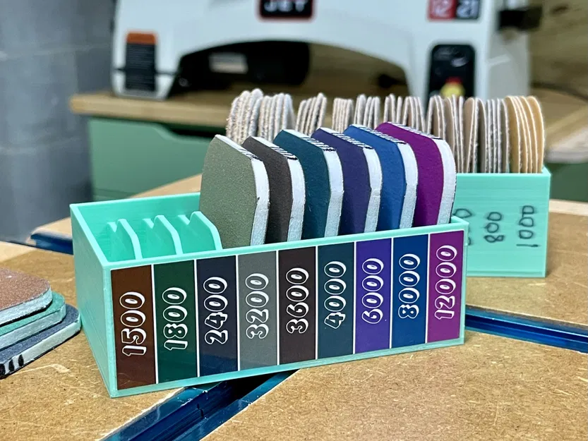 Bộ sắp xếp dụng cụ tiện gỗ (Wood turning organization) - Image 2