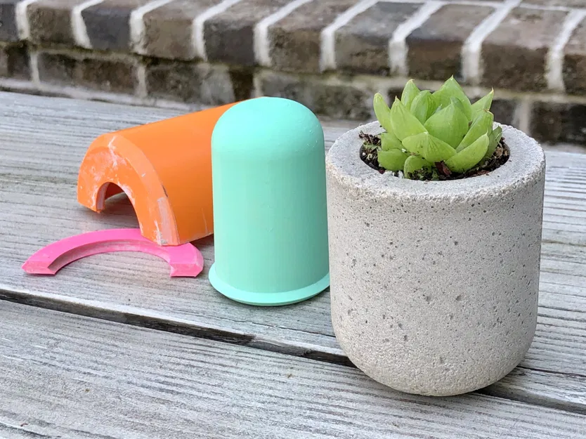 Khuôn chậu cây đáy bo tròn tái sử dụng (cỡ nhỏ) - Image 1