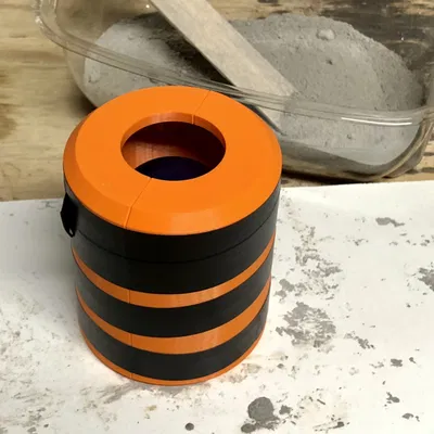 Khuôn chậu cây đáy bo tròn tái sử dụng (cỡ nhỏ)