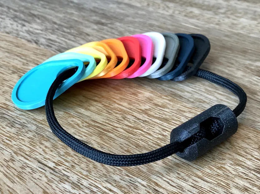 Mẫu thẻ swatch filament kèm connector vòng paracord - Image 2