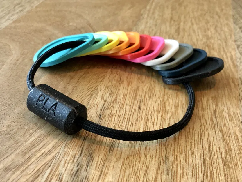 Mẫu thẻ swatch filament kèm connector vòng paracord - Image 4