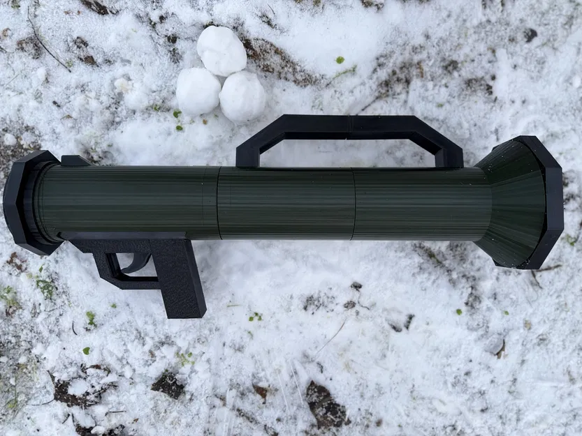 Súng bắn cầu tuyết Snowball Launcher AT-4 - Image 3