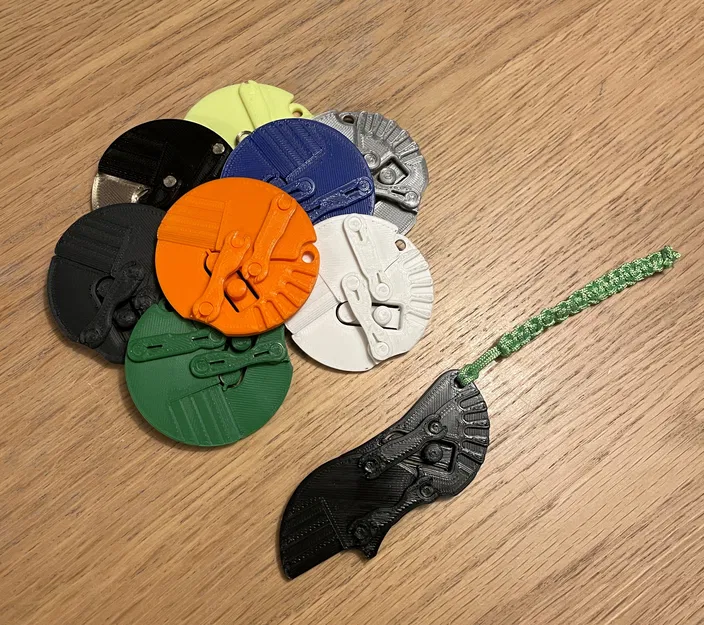 Eclipse Morphing EDC Knife (Dao gập EDC biến hình) in 3D - Image 4