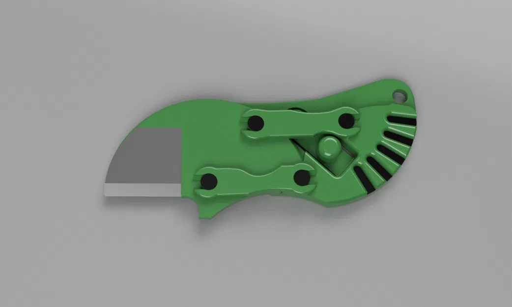 Eclipse Morphing EDC Knife (Dao gập EDC biến hình) in 3D - Image 5